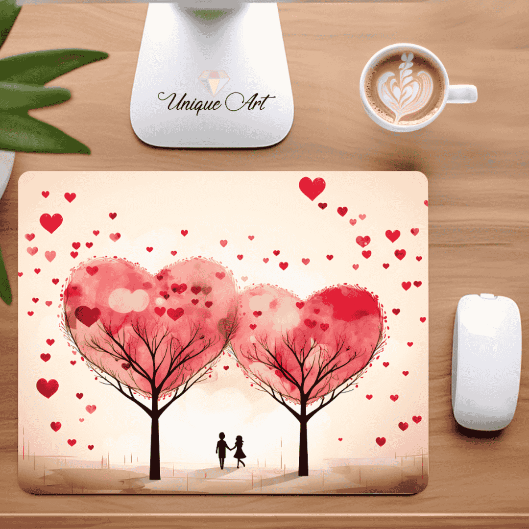 Προσωποποιημένο Mousepad – In love under the trees