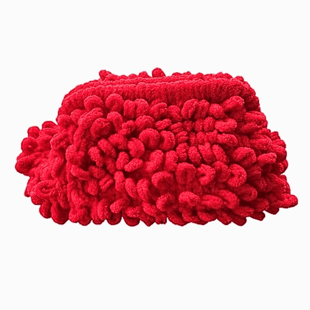 Χειροποίητη Κόκκινη Puffy Τσάντα