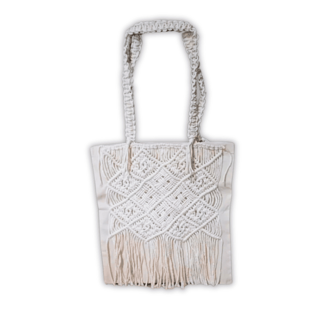 Καλοκαιρινή Μακραμέ Tote Τσάντα